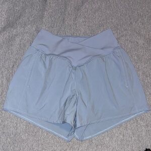 HALARA Women's Athletic Shorts in Light Blue